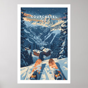 Courchevel Print France 1