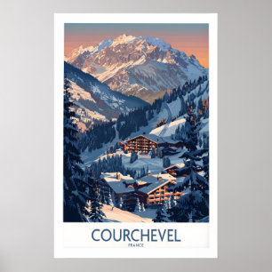 Courchevel Ski Print - France 1