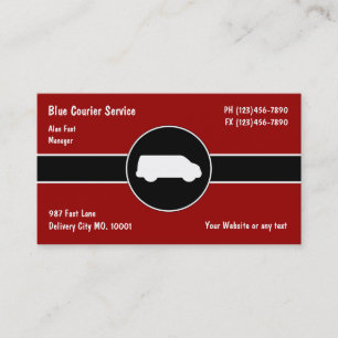 Courier Service Business Cards