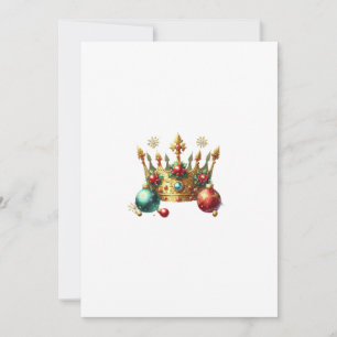 couronne de noel invitation