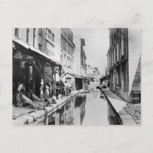 Course of the Bievre in Paris Postcard