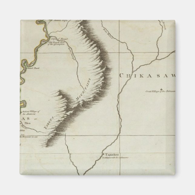 Course of the River Mississipi Magnet (Front)