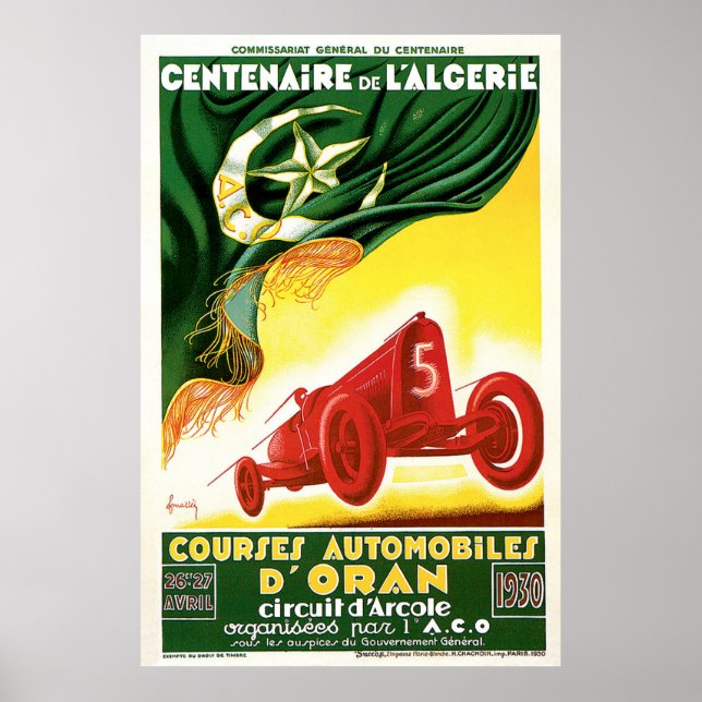 Courses Automobiles D'Oran Poster (Front)