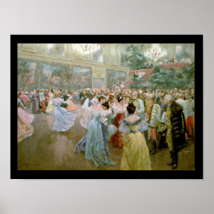 Court Ball at the Hofburg, 1900 Poster