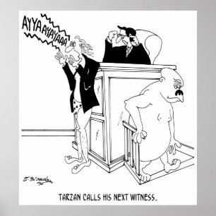 Court Cartoon 5490 Poster