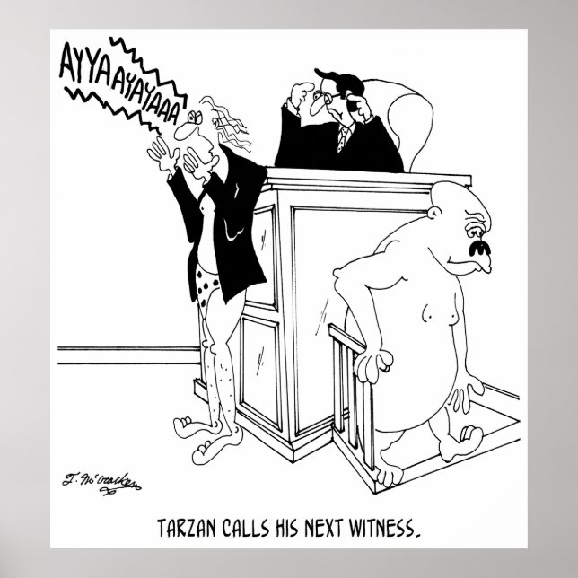 Court Cartoon 5490 Poster (Front)