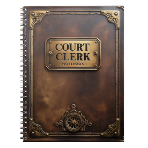 Court clerk gifts - Spiral Photo Notebook