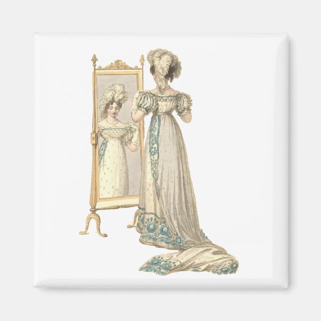 Court Dress 1822 Magnet (Front)