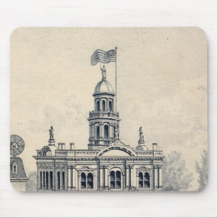 Court House, Fresno Mouse Pad