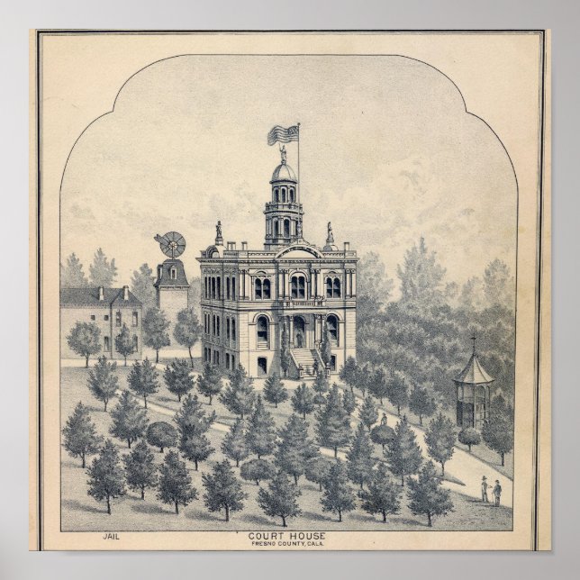 Court House, Fresno Poster (Front)