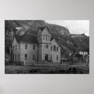Court House in Skagway, Alaska Photograph Poster
