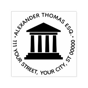 Court House Legal Lawyer Judge NF Name Address Self-inking Stamp