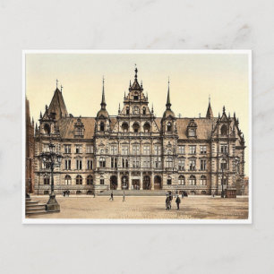 Court House, Wiesbaden, Hesse-Nassau, Germany clas Postcard