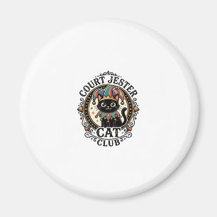 Court Jester Cat Funny Cat Lover Design - Court Je Magnet