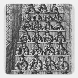 Court of Aldermen, c.1690 Square Sticker