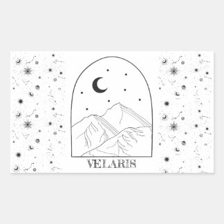 Court of Dreams Velaris Rectangular Sticker