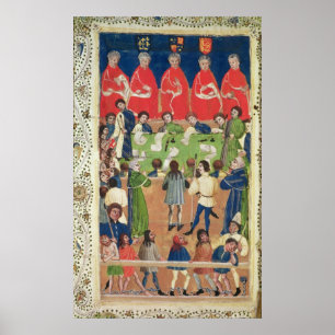 Court of King's Bench, Westminster Hall, c.1460 Poster
