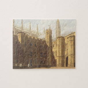 Court of King's College, Cambridge, from 'The Hist Jigsaw Puzzle