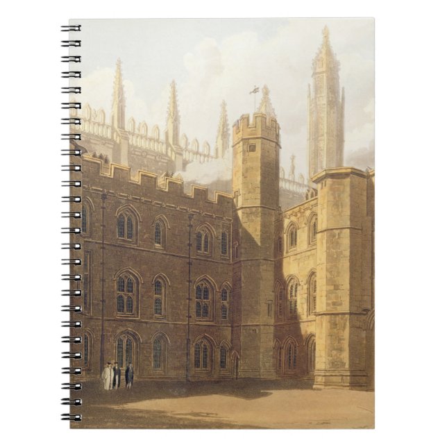 Court of King's College, Cambridge, from 'The Hist Notebook (Front)