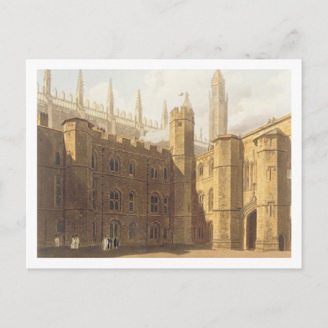 Court of King's College, Cambridge, from 'The Hist Postcard (Front)