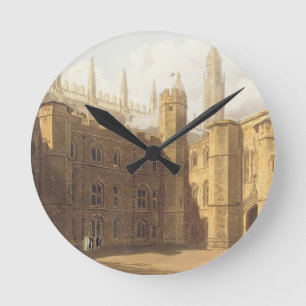 Court of King's College, Cambridge, from 'The Hist Round Clock