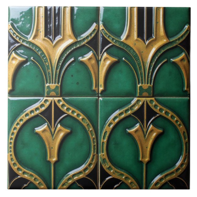Court of the Jade Sceptre Ceramic Tile (Front)