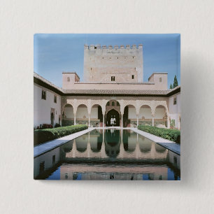 Court of the Myrtles, begun in 1333 15 Cm Square Badge