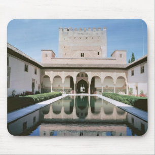 Court of the Myrtles, begun in 1333 Mouse Pad