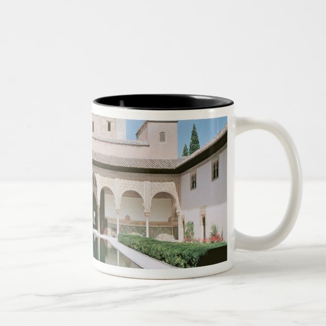 Court of the Myrtles, begun in 1333 Two-Tone Coffee Mug (Right)