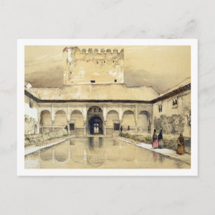 Court of the Myrtles (Patio de los Arrayanes) and Postcard