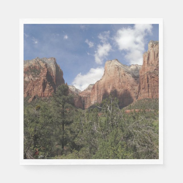 Court of the Patriarchs II at Zion National Park Napkin (Front)