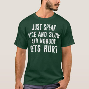 Court Reporter Stenographer Typist Gift Speak T-Shirt