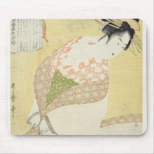Courtesan Kneeling Mouse Pad