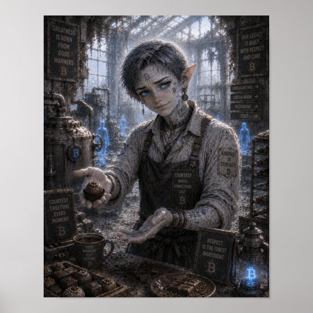 Courtesy / Chocolate Maker / Chocolate Factory Poster (Front)