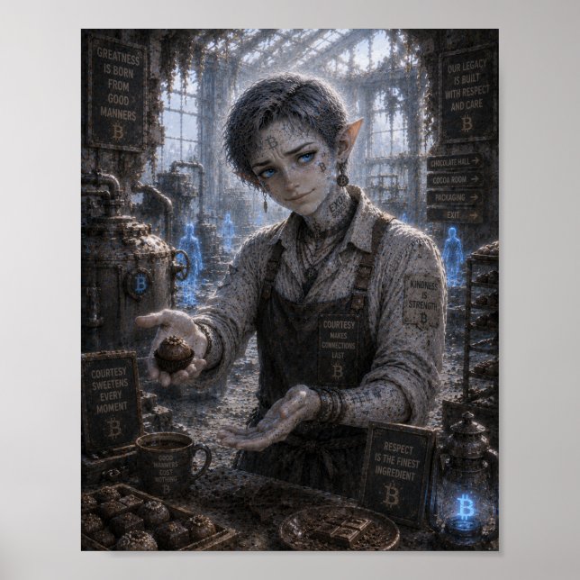 Courtesy / Chocolate Maker / Chocolate Factory Poster (Front)
