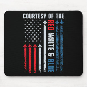 Courtesy Of The Red White And Blue  Mouse Pad