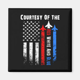 Courtesy The Red White And Blue 4th Of July Patrio Magnet