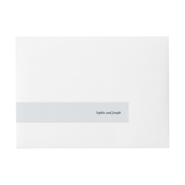 Courthouse Estate Wedding Wraparound Address Label (Front)