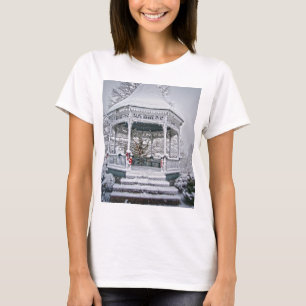 Courthouse Gazebo in the Snow T-Shirt
