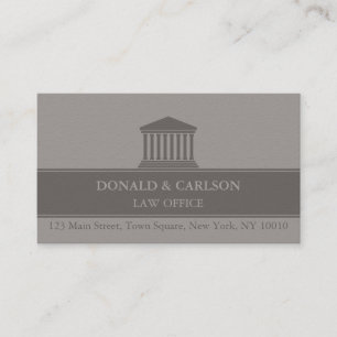 Courthouse Lawyer Attorney Business Cards