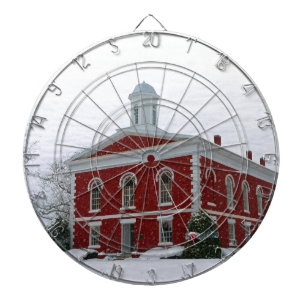 Courthouse Snow Dartboard