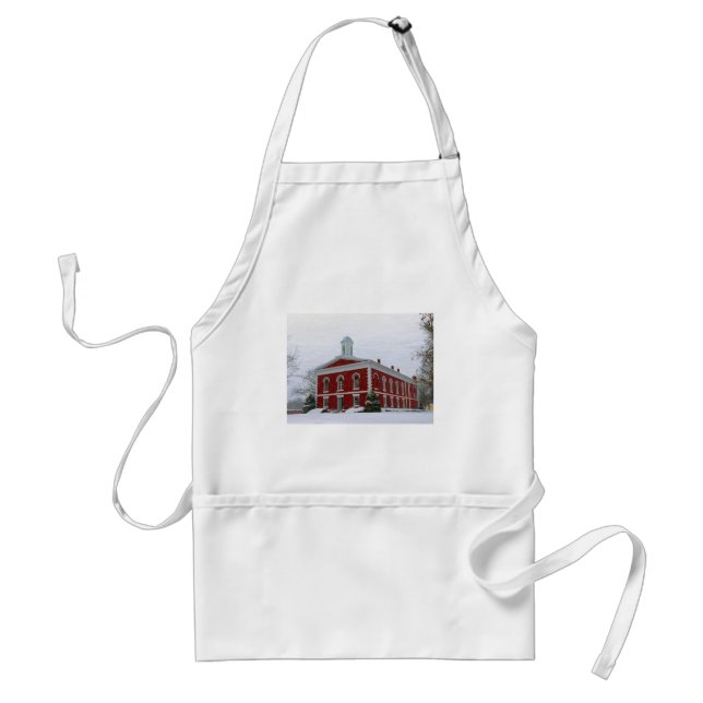 Courthouse Snow Standard Apron (Front)