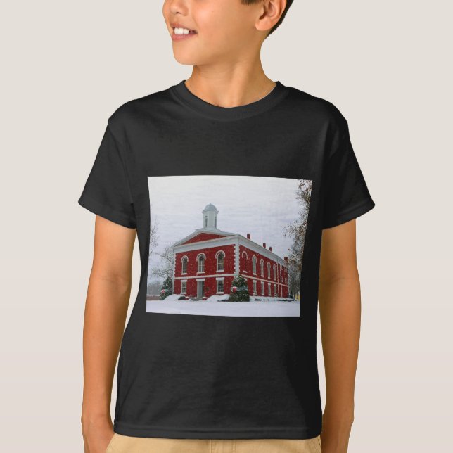 Courthouse Snow T-Shirt (Front)