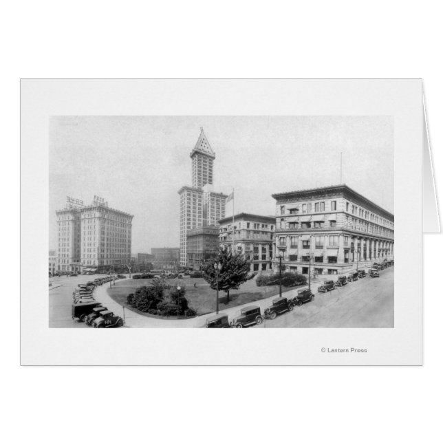 Courthouse Square and Smith Tower in Seattle (Front Horizontal)
