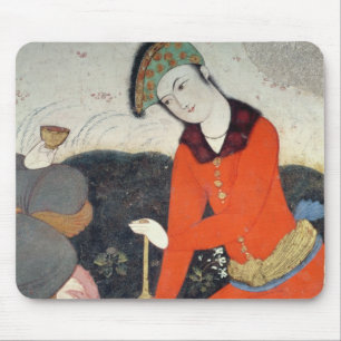Courtier at the Court of Shah Abbas I Mouse Pad