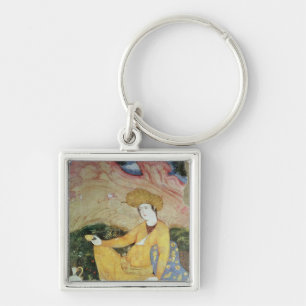 Courtier from the Court of Shah Abbas I Key Ring