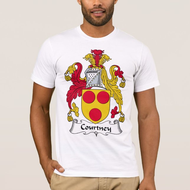 Courtney Family Crest T-Shirt (Front)