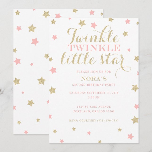Courtney's Invitations (Front/Back)