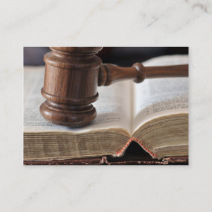 Courtroom Decisions Business Cards