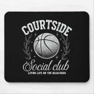 Courtside Social Club Basketball Bleachers Life Qu Mouse Pad
